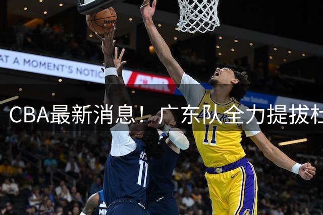 CBA最新消息！广东队全力提拔杜锋弃将，亚科夫列维奇太强了！
